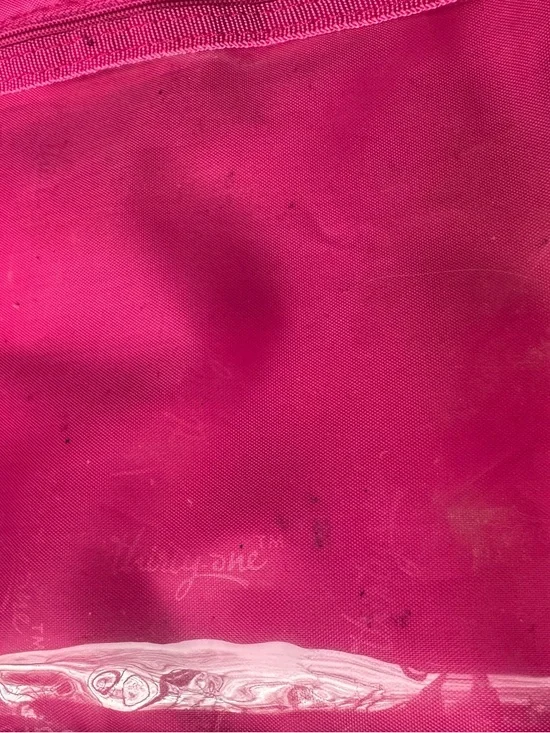 thirty-one Floral Print Tote with Hot Pink Handles and Teal Accents - Picture 7 of 9